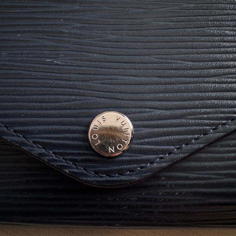 Louis Vuitton Navy Epi Leather Wallet - Picture 3 of 12